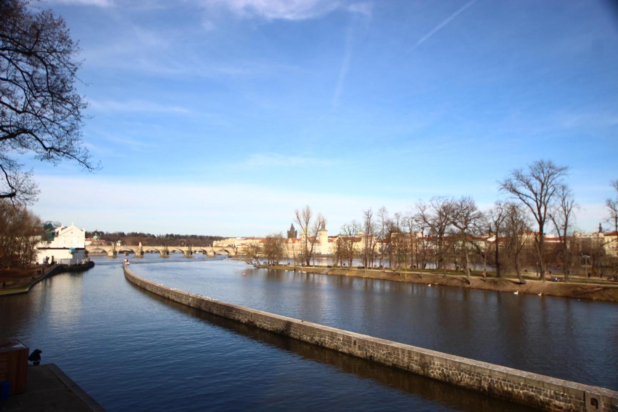 Quiet Apartment In The City Center With Own Terrace Praha Bagian luar foto